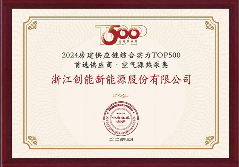 2024房建供應(yīng)鏈綜合實力Top500首選供應(yīng)商